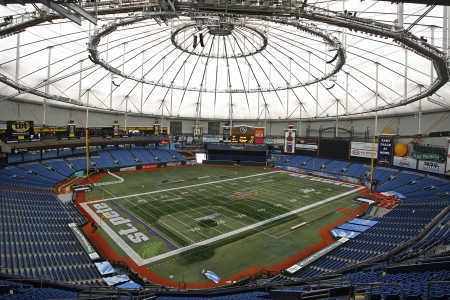 Tropicana Field - Facts, figures, pictures and more of the Beef 'O' Brady's  Bowl stadium