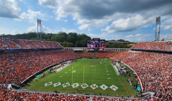 Scott Stadium, home of the Virginia Cavaliers