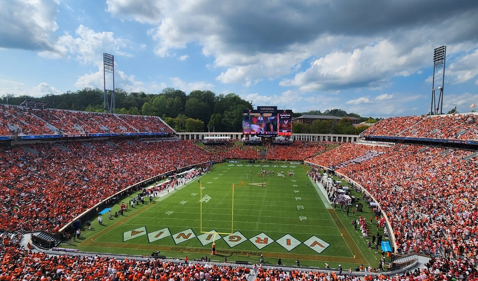 Scott Stadium, home of the Virginia Cavaliers