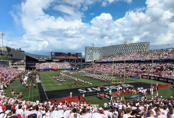 Nippert Stadium, home of the Cincinnati Bearcats