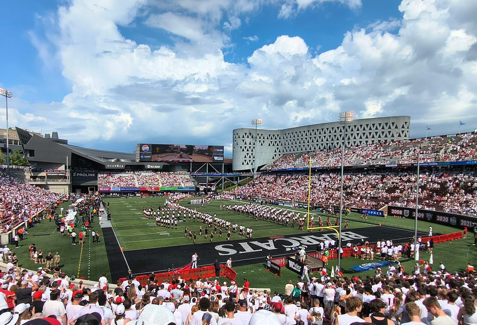 Nippert Stadium, home of the Cincinnati Bearcats
