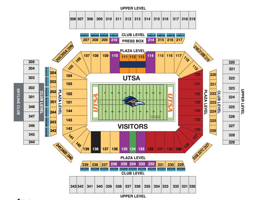 Utsa Roadrunners College Football Stadium