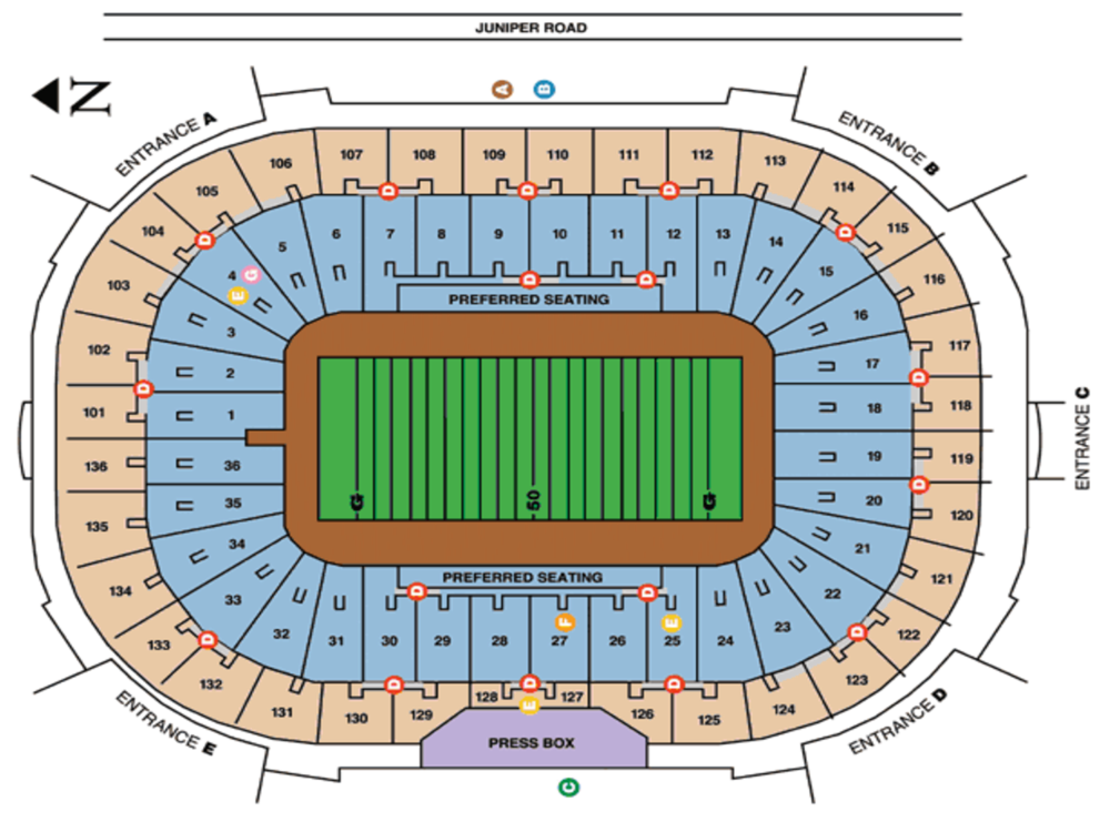 Notre Dame Stadium Facts Figures Pictureore Of The Fighting Irish College Football