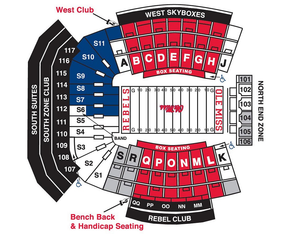 Ole Miss Rebels/Vaught-Hemingway Stadium 3D Stadium Replica - the