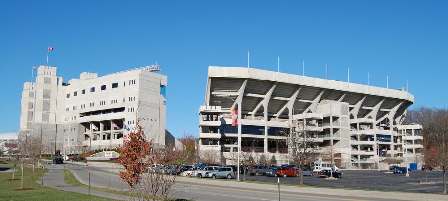 Lane Stadium, home of the Virginia Tech Hokies