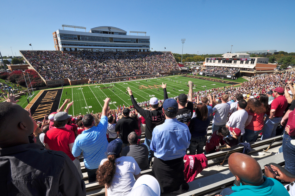 BB&T Field, home of the Wake Forest Demon Deacons