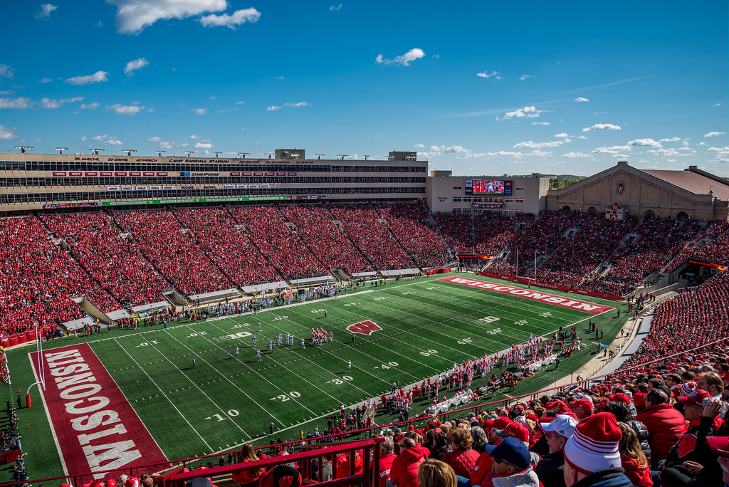 Camp Randall Stadium, home of the Wisconsin Badgers