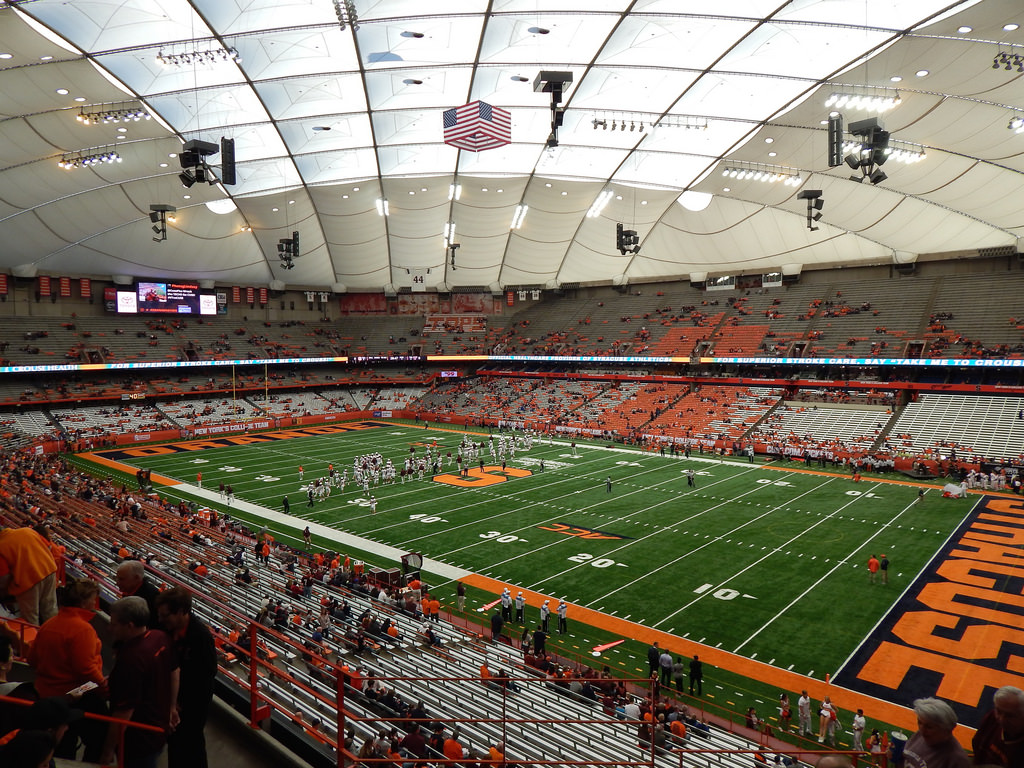 Carrier Dome, home of the Syracuse Orange