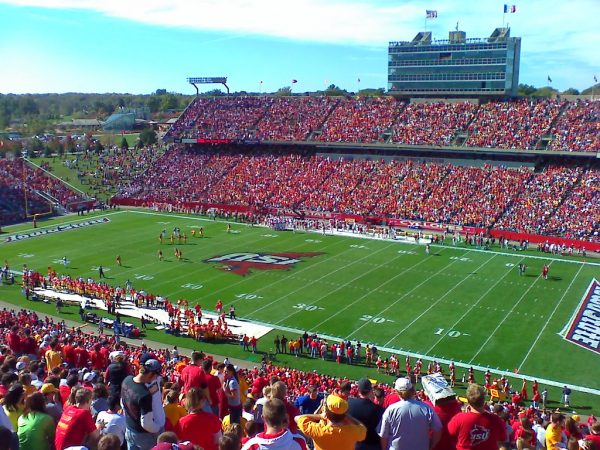 Jack Trice Stadium, home of the Iowa State Cyclones