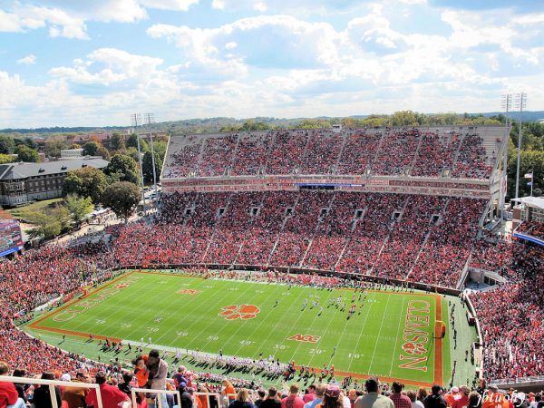 Memorial Stadium, home of the Clemson Tigers