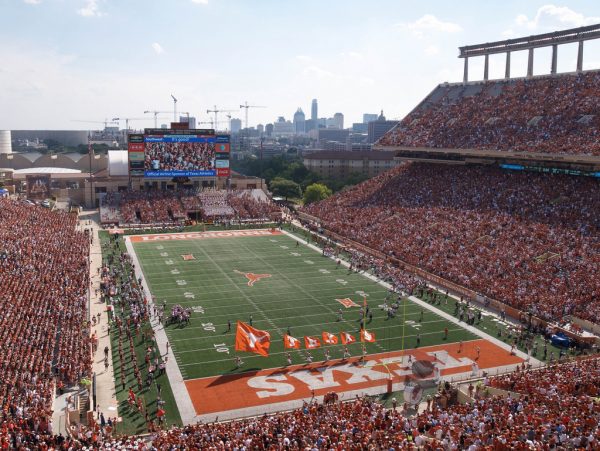 Royal Memorial Stadium, home of the Texas Longhorns