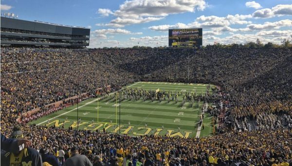 Michigan Stadium, home of the Michigan Wolverines