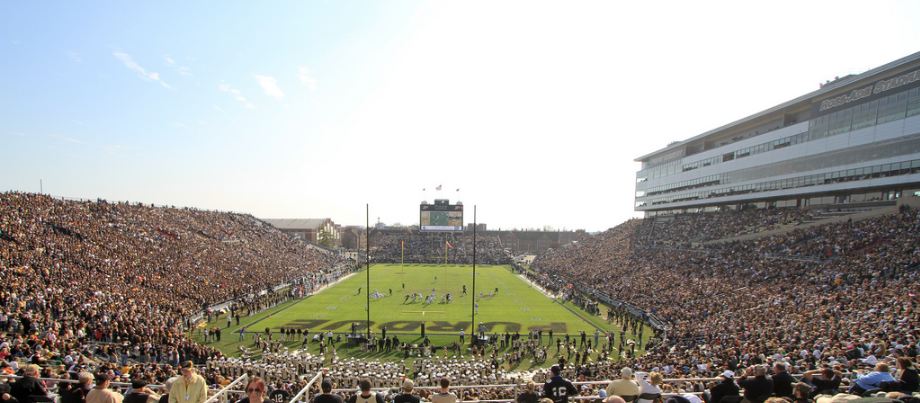 Ross Ade Stadium, home of the Purdue Boilermakers