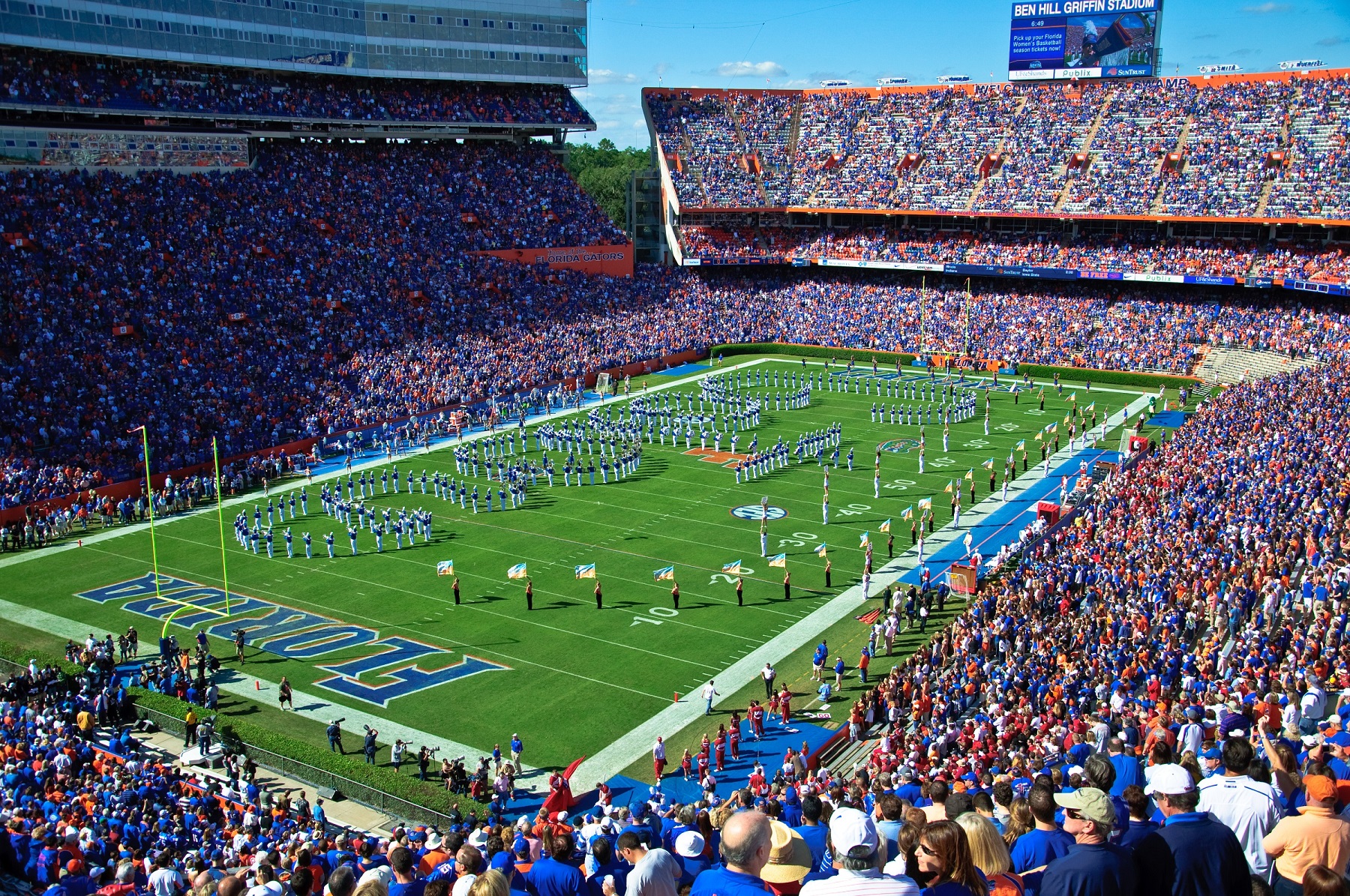 Ben Hill Griffin Stadium, home of the Florida Gators