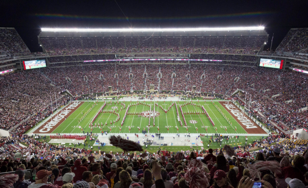 Bryant Denny Stadium, home of the Alabama Crimson Tide