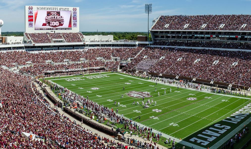 Davis Wade Stadium, home of the Mississippi State Bulldogs