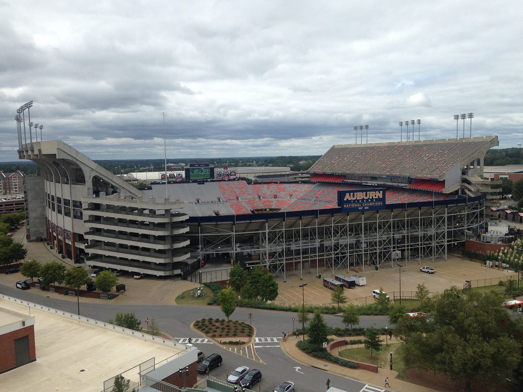 Jordan Hare Facts, figures, pictures and more the Auburn Tigers college football stadium