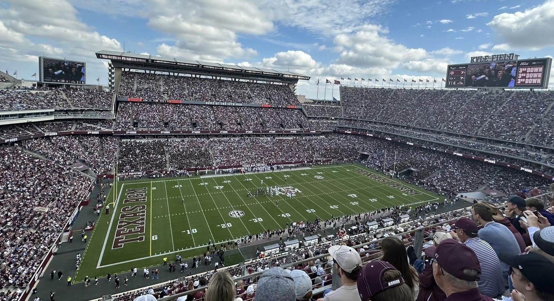 Texas A M Aggies College Football Stadium