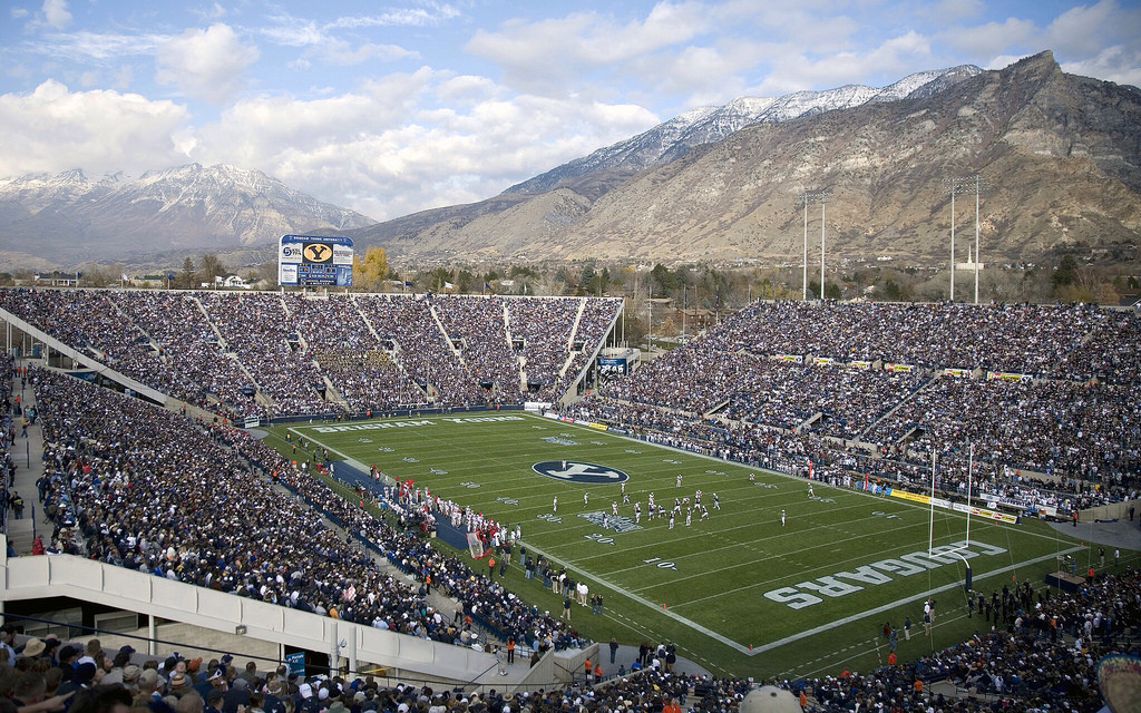 LaVell Edwards Stadium, home of the BYU Cougars