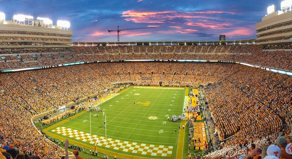 Neyland Stadium, home of the Tennessee Volunteers