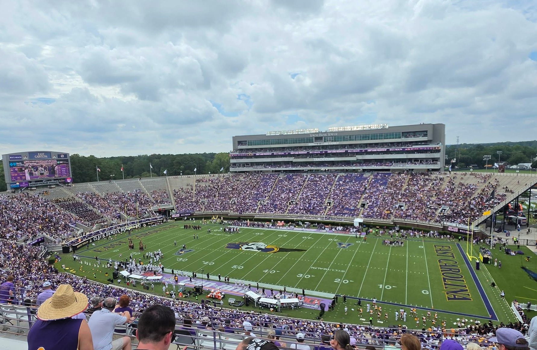 Dowdy Ficklen Stadium, home of the ECU Pirates