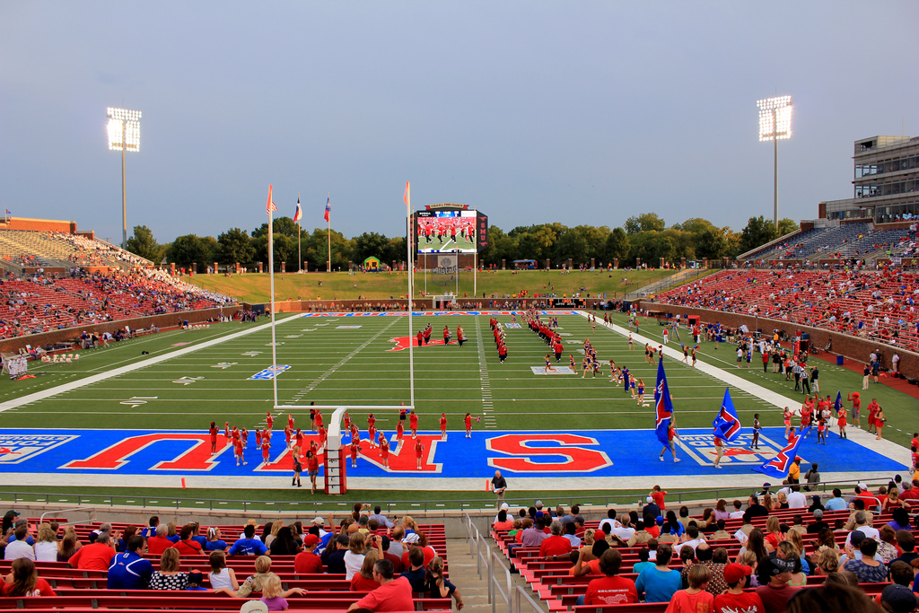Gerald Ford Stadium, home of the SMU Mustangs