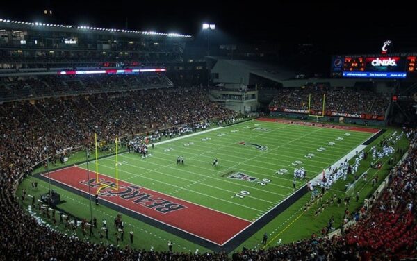 Nippert Stadium, home of the Cincinnati Bearcats