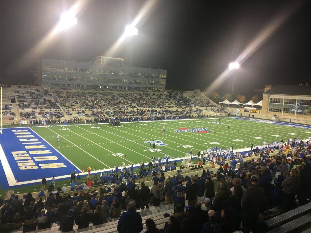 Skelly Field at Chapman Stadium, home of the Tulsa Golden Hurricane