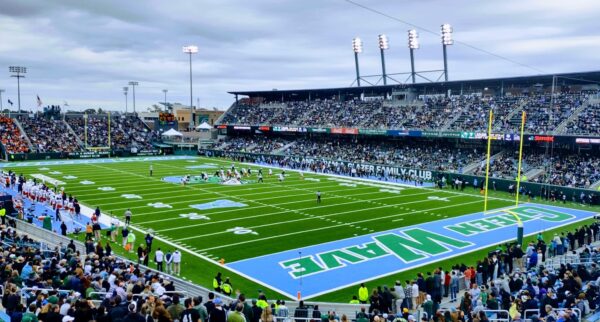 Yulman Stadium, home of the Tulane Green Wave