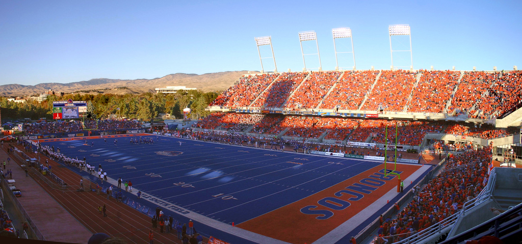 Albertsons Stadium, home of the Boise State Broncos