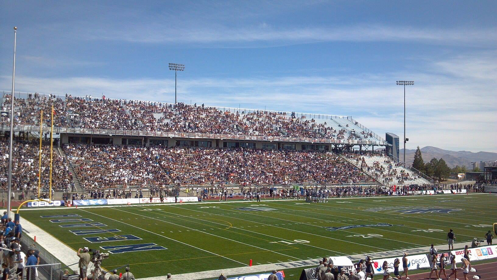 MacKay Stadium, home of the Nevada Wolfpack