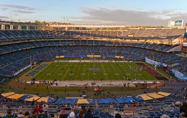 Qualcomm Stadium, home of the San Diego Aztecs - Picture: Mark Whitt