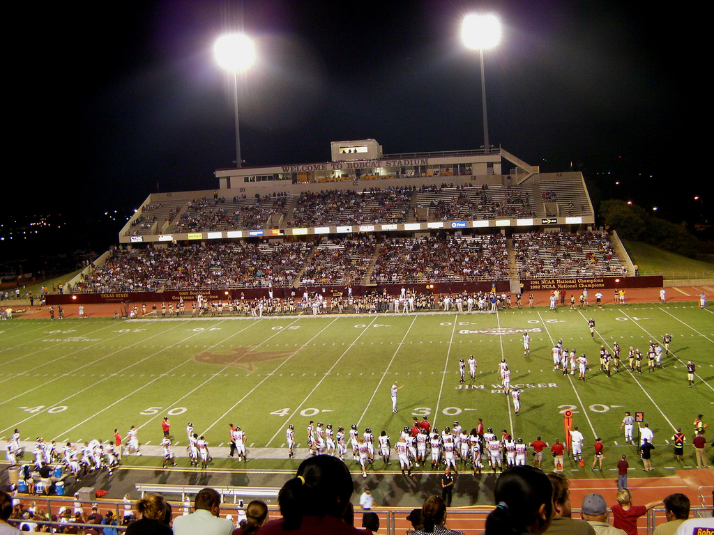 Bobcat Stadium, home of the Texas State Bobcats