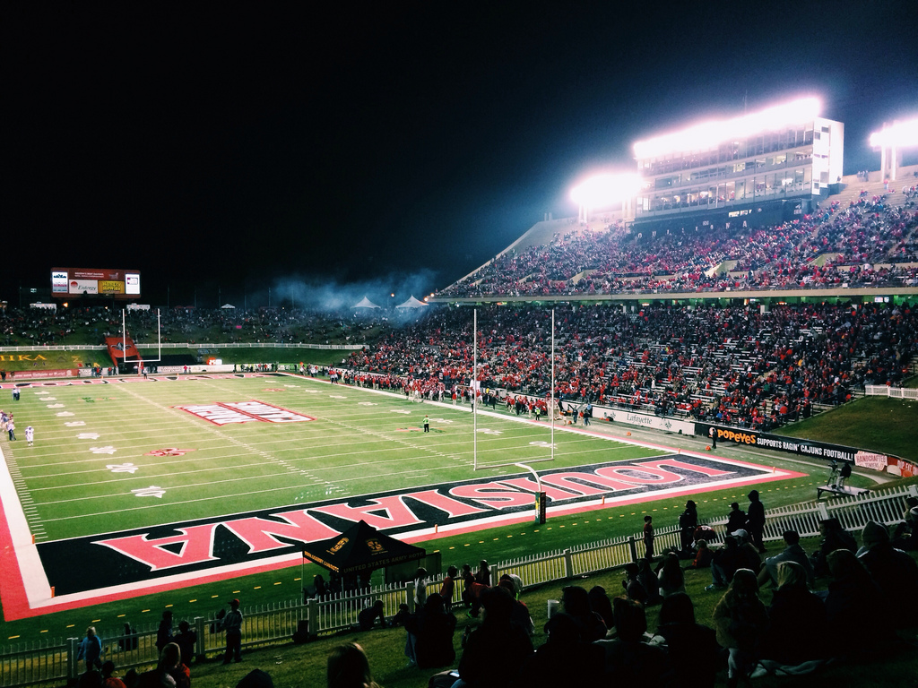 Cajun Field, home of the Louisiana Ragin Cajuns