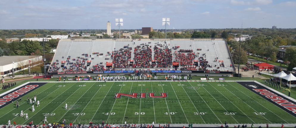 Huskie Stadium, home of the Northern Illinois Huskies