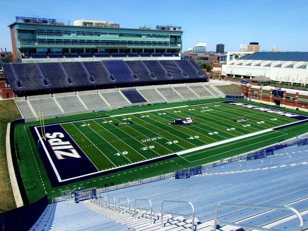 Infocision Stadium, home of the Akron Zips