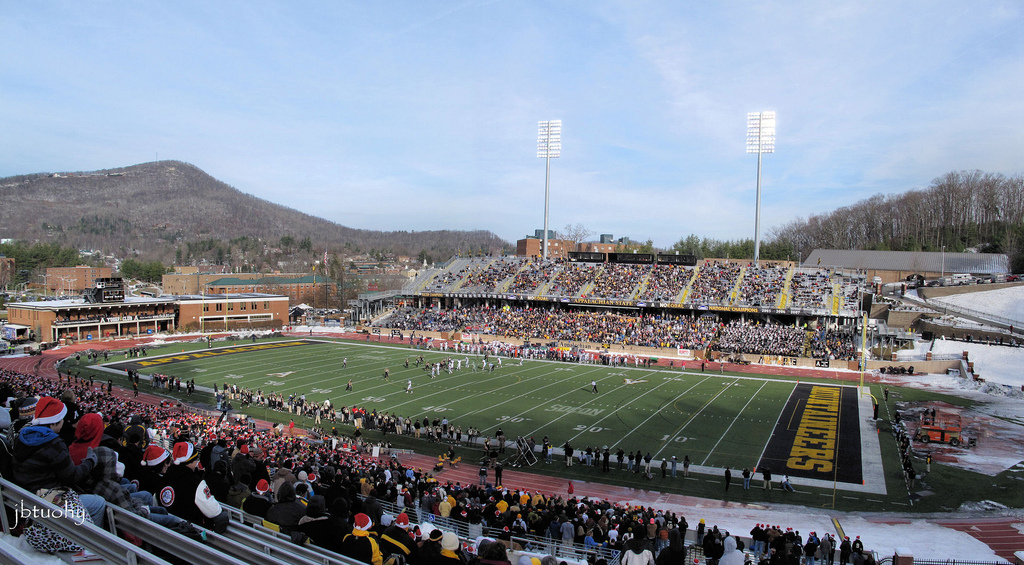 Kidd Brewer Stadium, home of the Appalachian State Mountaineers