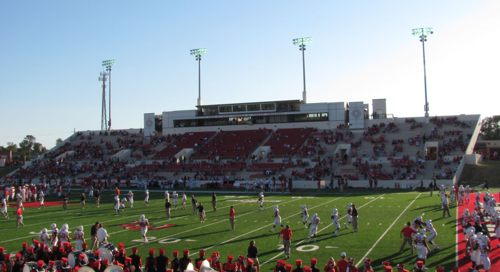 Ladd Peebles Stadium, home of the South Alabama Jaguars