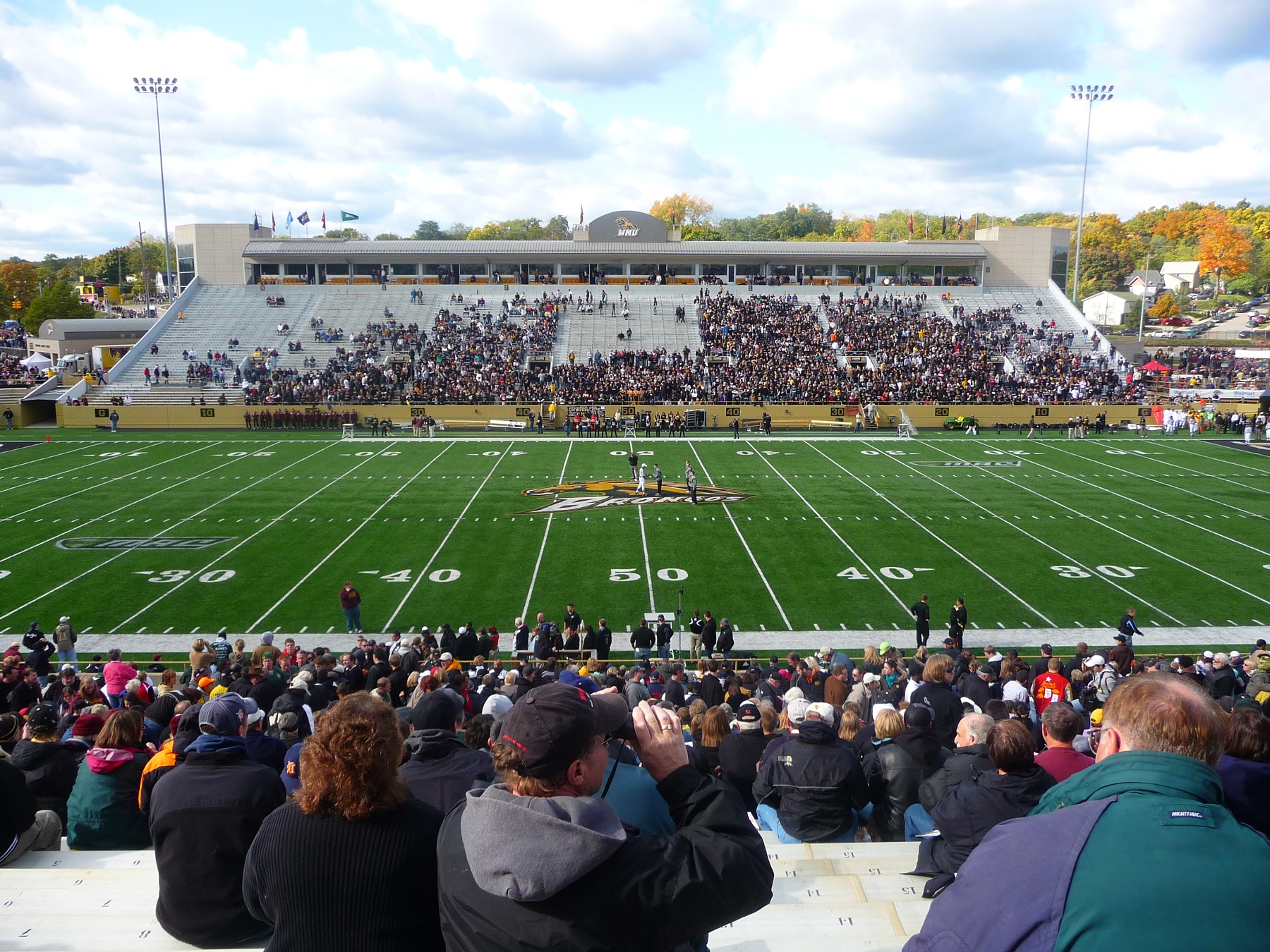 Waldo Stadium, home of the Western Michigan Broncos