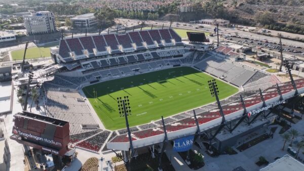 Snapdragon Stadium - Picture CBS8 San Diego